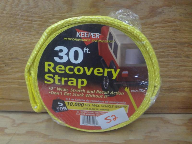 New Keeper 30ft 10000# Recovery Str...