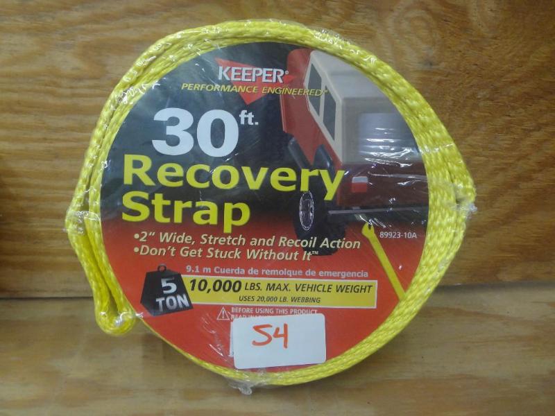 New Keeper 30ft 10000# Recovery Str...