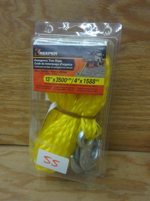 New Keeper 13ft 3500# Tow Rope...