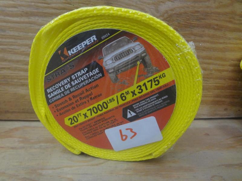 New Keeper 20ft 7000# Ratchet Strap...