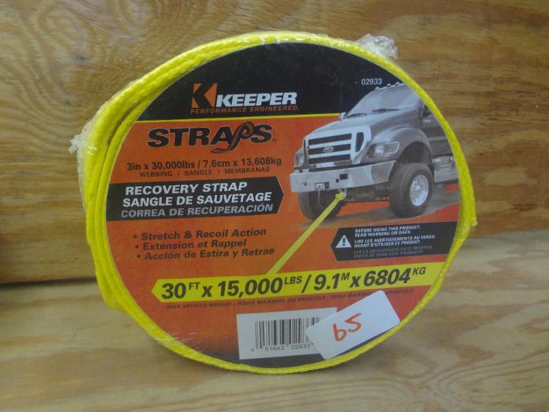 New Keeper 30ft 15000# Recovery Str...