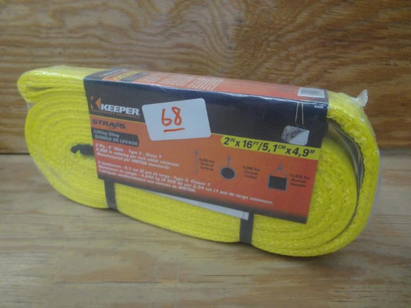 New Keeper 2&quotx16ft 6200# Lifti...