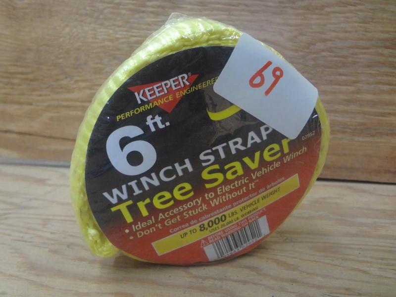 New Keeper 6ft 8000# Winch Strap...