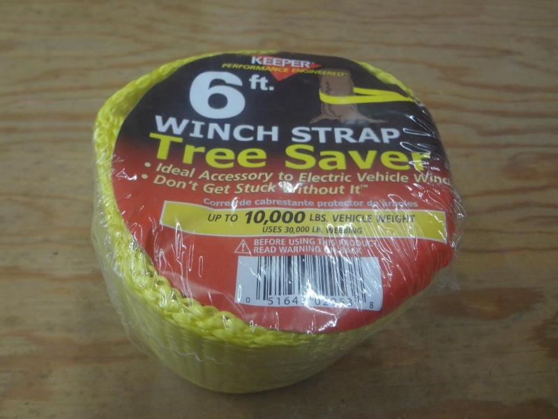 New Keeper 6ft 10000# Winch Strap...