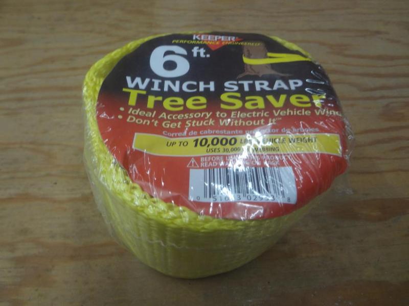 New Keeper 6ft 10000# Winch Strap...