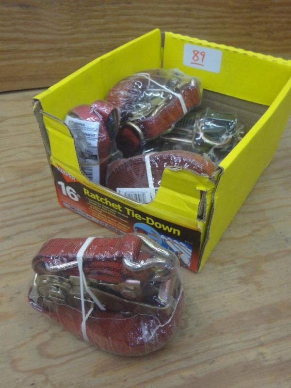 Lot Of (4) New Keeper Ratchet Strap...