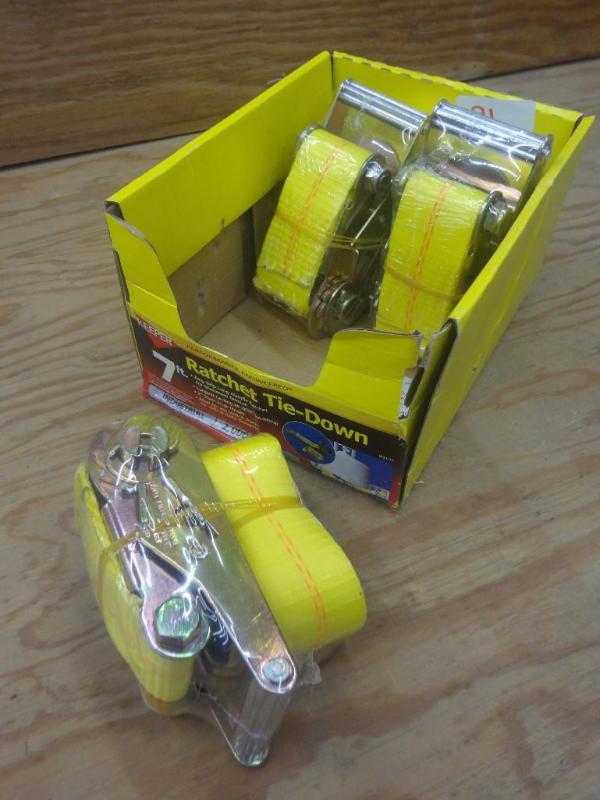 (3) New Keeper 7ft 2000# Ratchet St...