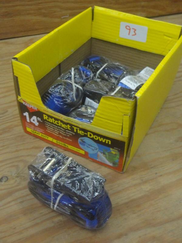 (6) New Keeper 14ft 500# Ratchet St...