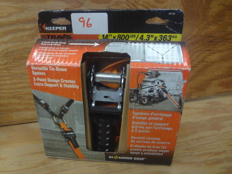 New Keeper 14ft 800# Ratchet Strap...