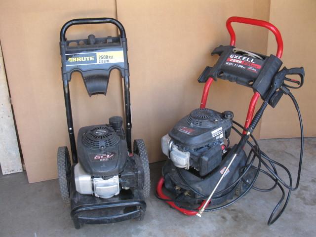 lot 11 image: Excell power washer-works, Brute po...