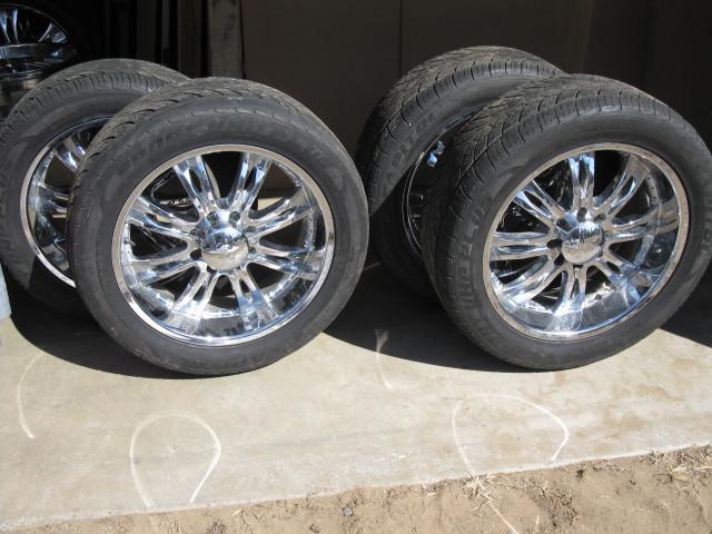 lot 16 image: Incubus 22" rims and tires, sh...