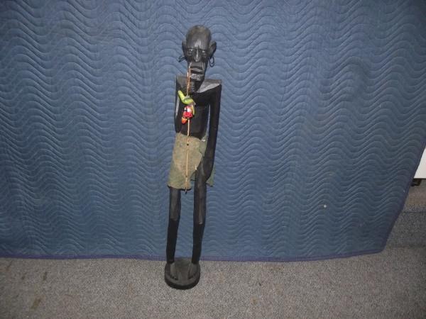 3 Tall Hand Carved Decoration   Ap...
