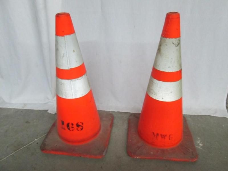 lot 24 image: 2 Construction Cones  Measurements...