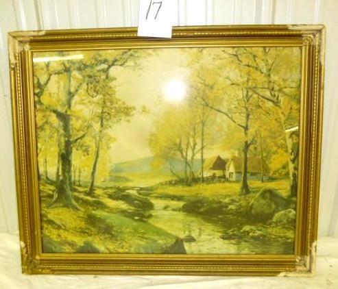 lot 17 image: Rural Homestead 34" x 28"...