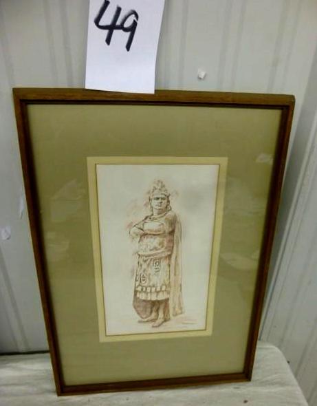 lot 49 image: Margaret Dietrich Ancient Warrior 1...