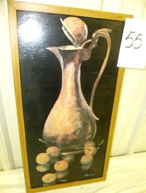 lot 55 image: CherryPitcher Theme 13" x 26&...