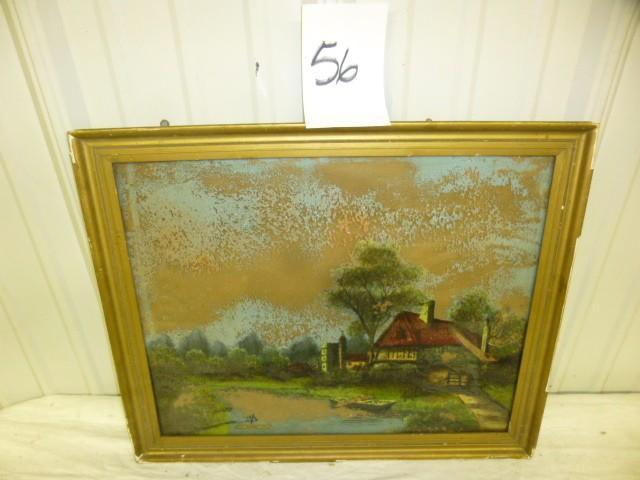 lot 56 image: Old Homestead Theme 23" x 19&q...