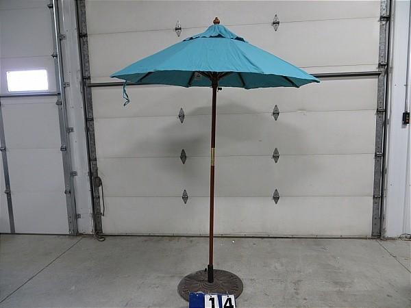 Galtch 6 ft. Wood Market Umbrella. ...