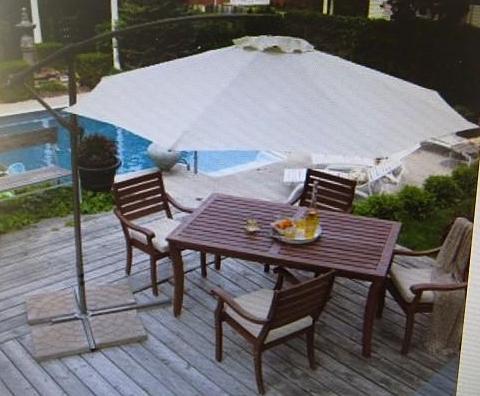 Coral Coast 9 ft. Offset Umbrella. ...