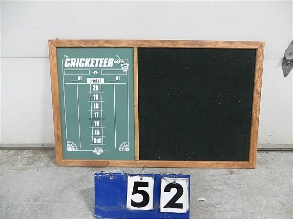 The Cricekteer Back board. Made of ...
