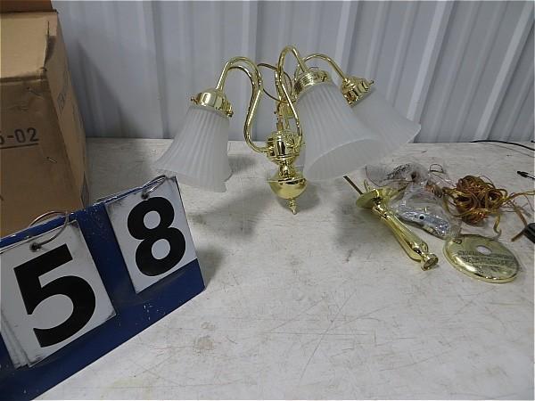 Forte Lighting Bright Brass 5 Light...