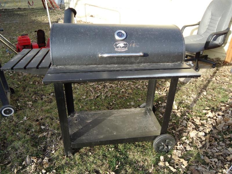 lot 13 image: Backyard professional charcoal gril...