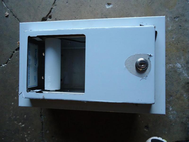 lot 41 image: New stainless steel Bradley toilet ...