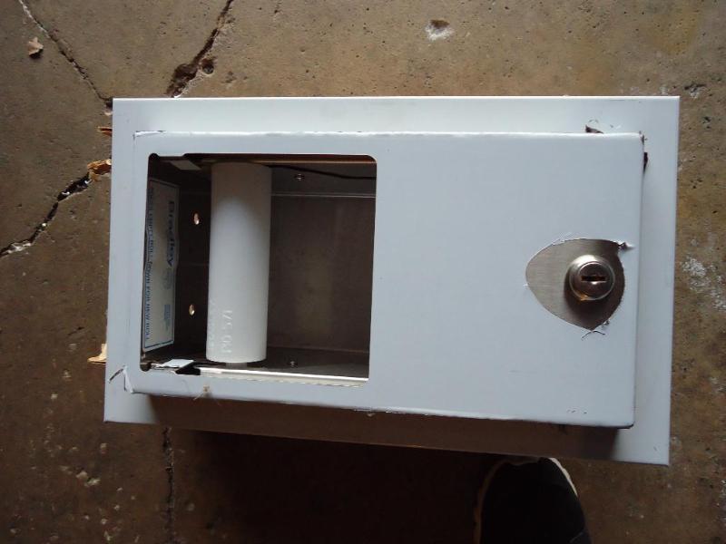 lot 43 image: New stainless steel Bradley toilet ...