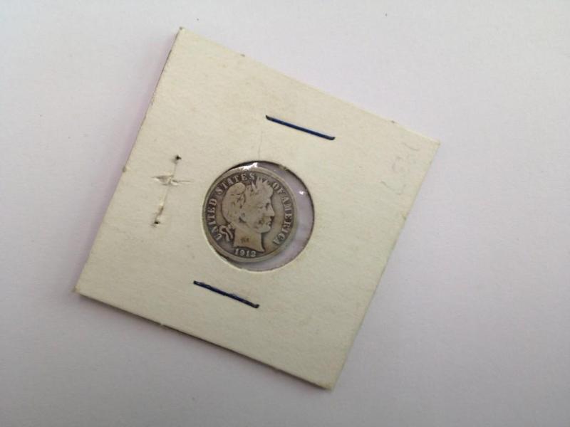 1912 Silver Barber Dime...