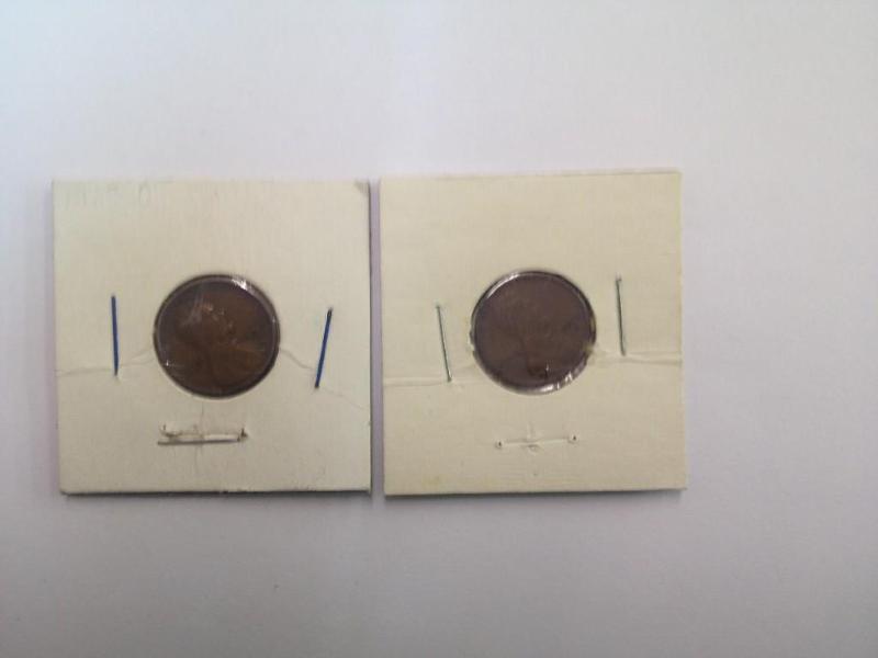 (2) 1915-D Lincoln Wheat Cents Grad...