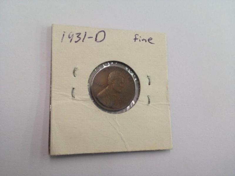 1931-D Lincoln Wheat Cent Grade Fin...