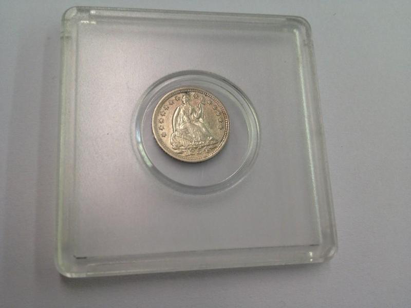 Rare 1854 O Silver 12 Dime Very Hi...