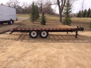 2010 Tomahawk Skid Steer Trailer, 1...