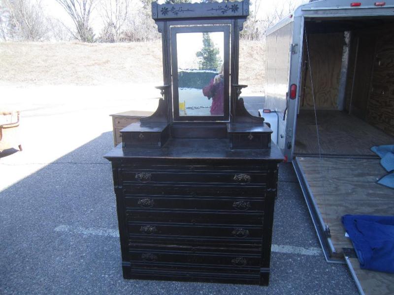 Antique&nbsp dresser with Spoon ca...