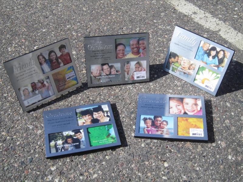 NEW Box of 5 picture frames...
