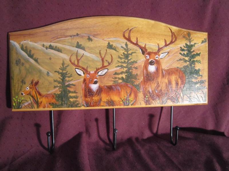 NEW Deer Coat Hook  17 x 11 12...