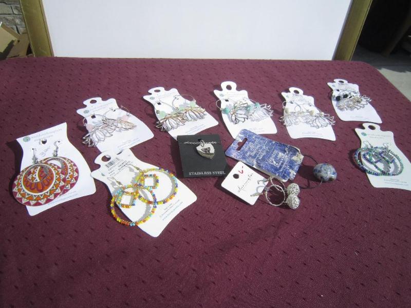 Box of Misc NEW jewelry ...