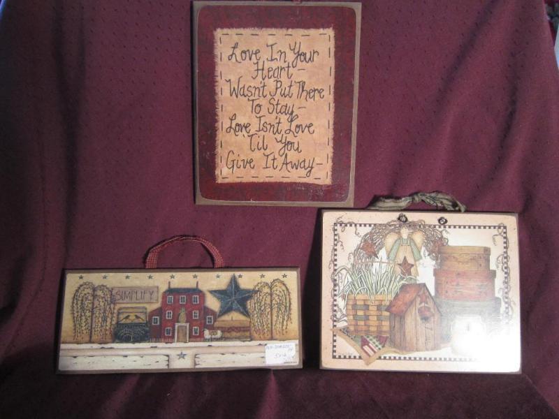 NEW 3 Primitive pictures 2 - 8 x 1...