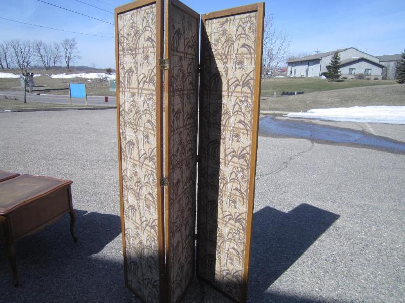 Room Divider  screen oak frame eac...