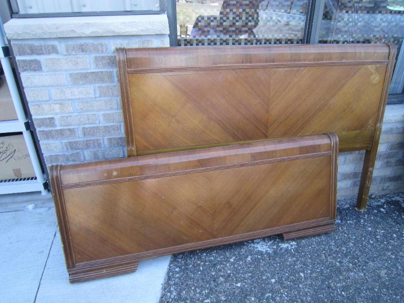 Waterfall Full Size Bed Head Board,...