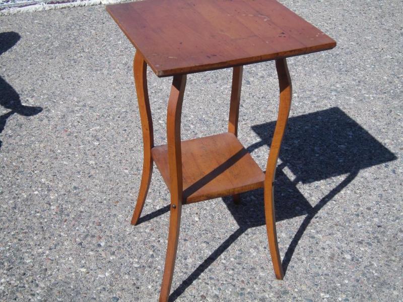 2 tier Pine Parlor table or plant s...