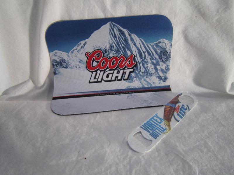 NEW Coors light mouse pad  NEW Mi...