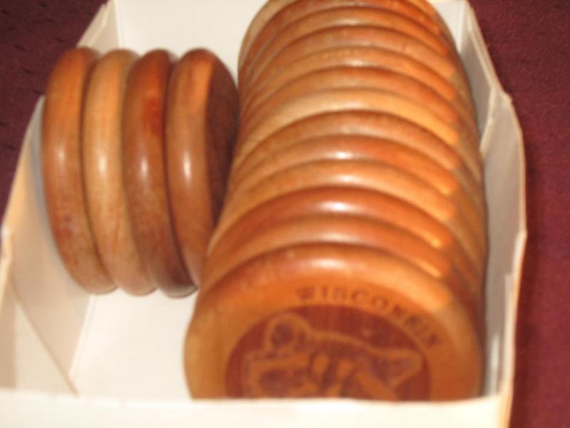 NEW 17 Wood carved Magnets- nature...