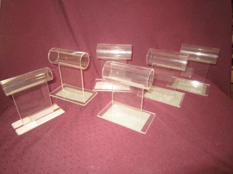6 Acrylic Bracelet StandsDisplays...
