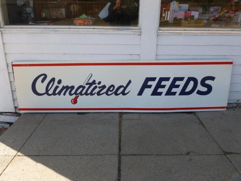 lot 1 image: Large Vintage Climatized Feeds meta...