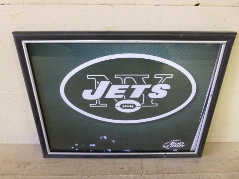 lot 116 image: Collectible Bud Light - NFL framed ...