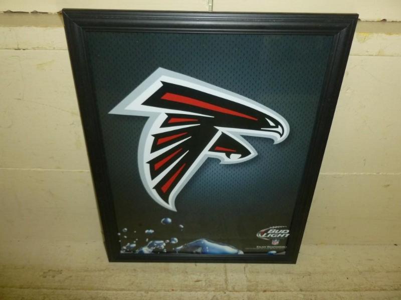 lot 122 image: Collectible Bud Light - NFL framed ...