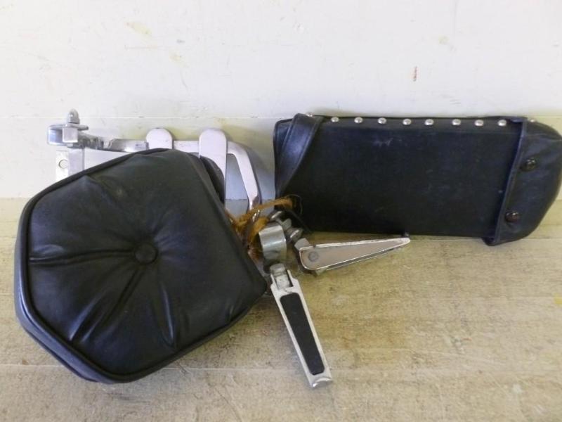 lot 27 image: Harley Davidson back rest assembly....