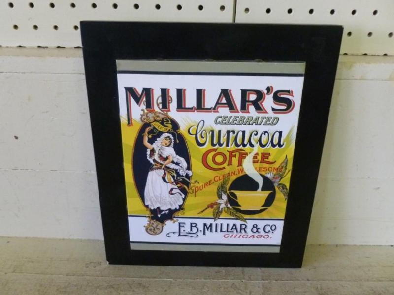 lot 40 image: Decorative Millars Coffee canvas a...