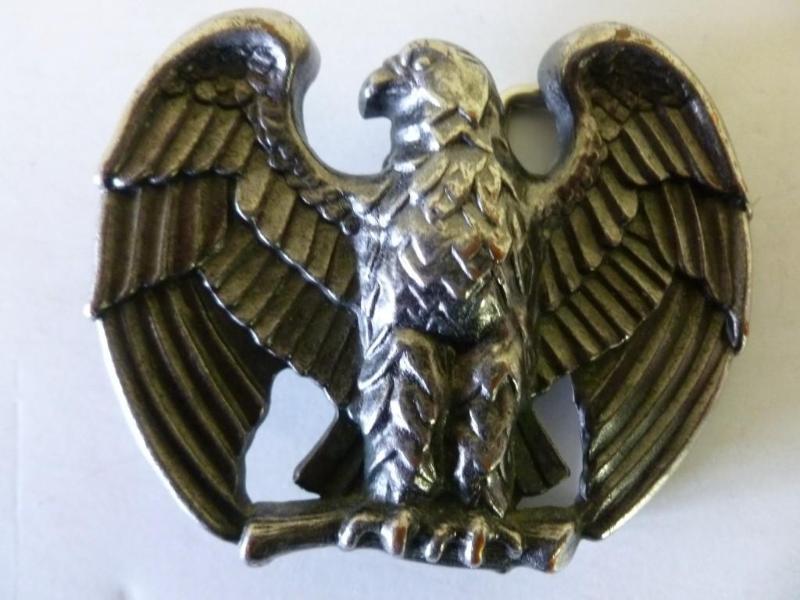 lot 54 image: Collectible white brass eagle belt ...